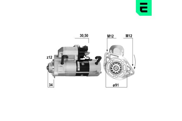 Marş Dinamosu  Toyota Land Cruiser 200 (J20)(2008->)  ERA 221245A