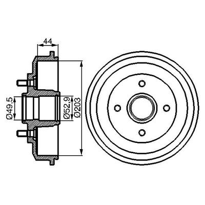 Kampana Arka Sağ veya Sol WOD 13289