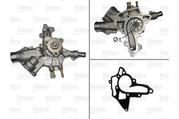 Devirdaim Su Pompası  Opel Tigra Twin Top (2004->)  VALEO 506838