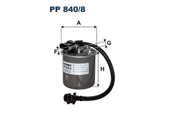 Yakıt Filtresi  FILTRON PP 840/8  A6510902952 6510901552 651 090 15 52 6510902952 651 090 29 52 A6510901552 A 651 090 15 52 A 651 090 29 52