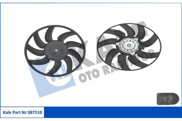 Radyatör Fan ve Motoru  Audi Q3 (8UB)(06.2011->)  KALE 387510
