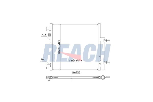 Klima Radyatörü  Chevrolet Spark (2009->)  OPEL ORJINAL 95395383