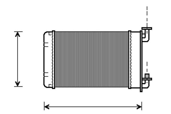 Kalorifer Radyatörü  BMW 3 Serisi Sedan/Coupe (E30)(1982->)  VALEO 812238