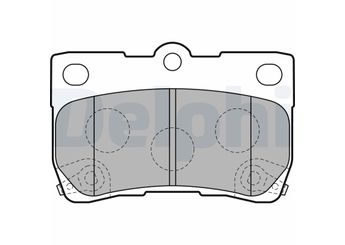 Fren Disk Balata Arka DELPHI LP2130  446622190 446630240 446653010 446630210 446630230 04466-22190 04466-30240 04466-53010 04466-30210 0446622190 0446653010 0446630230