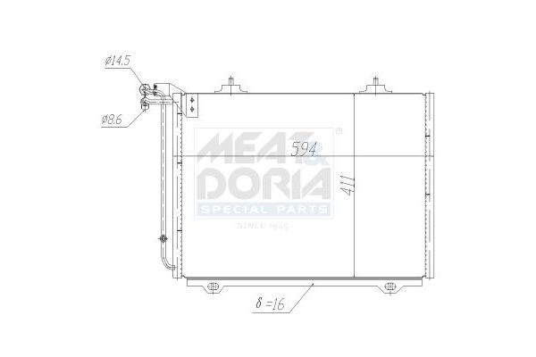 Klima Radyatörü  BEHR 8FC 351 037-334