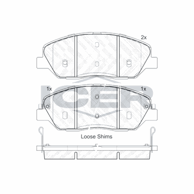 Fren Disk Balata Ön Kia Sorento (XM)(2009->)  AYD 60584A