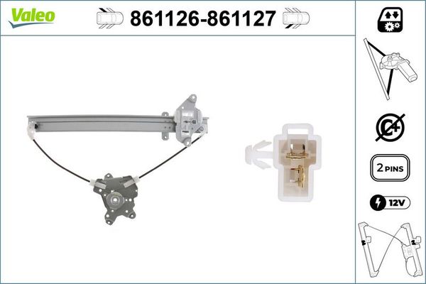 Cam Krikosu Arka Sağ VALEO 861127