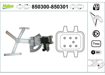 Cam Krikosu Ön Sol VALEO 850300  140293 90543917