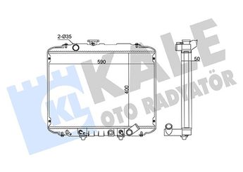 Su Radyatörü  KALE 2404051AB  253004B100 253104B100