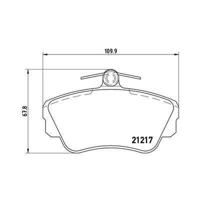 Fren Disk Balata Ön Volvo Serisi 460 (1989->)  MAGNETI MARELLI 363700486010