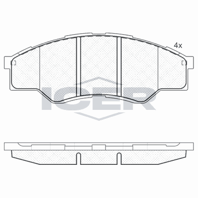 Fren Disk Balata Ön Toyota Hilux (KUN)(2005->)  KRAFTVOLL 07010648