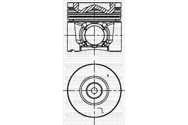 Piston (95.40MM-STD)  NÜRAL 8771223STD000G