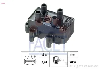 Ateşleme Bobini  FACET 9.6088  597048 597060 597070 96074054 96228897 9607405480 9622889780 138760 2508760 5970 48 5970 60 5970 70 96 074 054 96 228 897