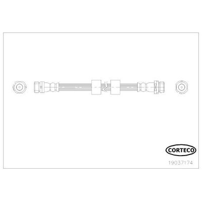 Fren Hortumu Arka Sağ veya Sol Ford B-MAX (CB2)(2012->)  MARGO 2730017