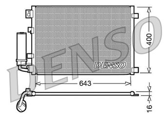 Klima Radyatörü  DENSO DCN46002  92100JD200 92100-JD200 92100JD000 92100JD00A 92100JD20A