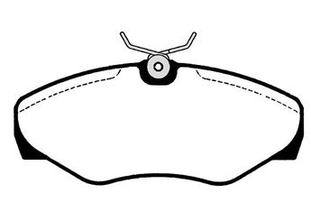 Fren Disk Balata Ön RENAULT ORJINAL 8671095217  8671095217 4106000Q1F 4106000QAE 1605198 1605215 4414021 4414519 9199257 93173641 93192063 95599219 6025371279 7701050914 7701054771 7711946181 8671005954 8671016180