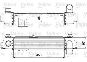Turbo Radyatörü  VALEO 818634  28190 281904A101 28190-4A101