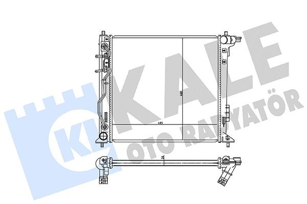 Su Radyatörü  Hyundai Tucson (TL)(09.2015->)  KALE 361985