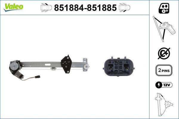 Cam Krikosu Ön Sol VALEO 851884