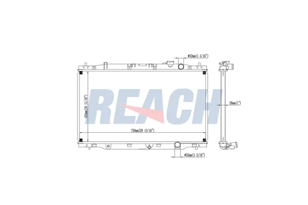 Su Radyatörü  Honda CR-V (RE)(06.2013->)  MAHLE CR 1200 000P