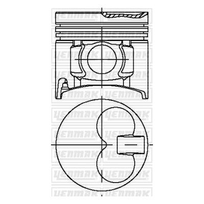 Piston (93.00MM-STD)  YENMAK 39-03977-000