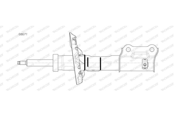 Amortisör Ön Sol Hyundai i30 Cw (PD)(01.2017->)  MONROE G8671