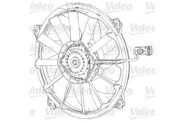 Radyatör Fan ve Motoru  Citroen Jumpy (01.2007->)  VALEO 696091