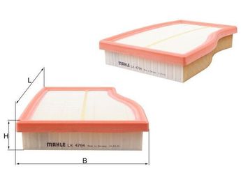 Hava Filtresi  MAHLE LX 4784  A2820940004 2820940004