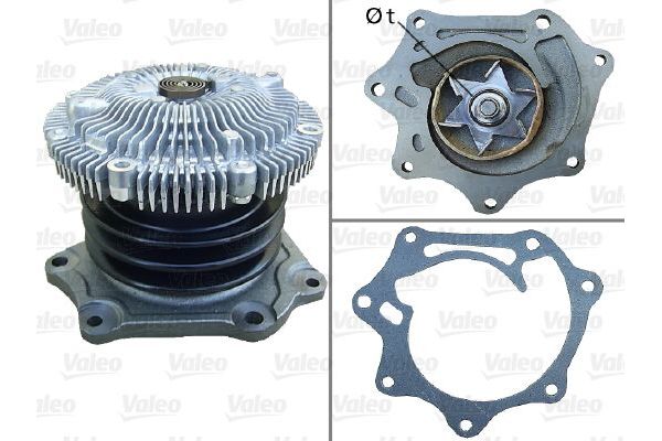 Devirdaim Su Pompası  Nissan Terrano (WD21)(12.1987->)  VALEO 506733