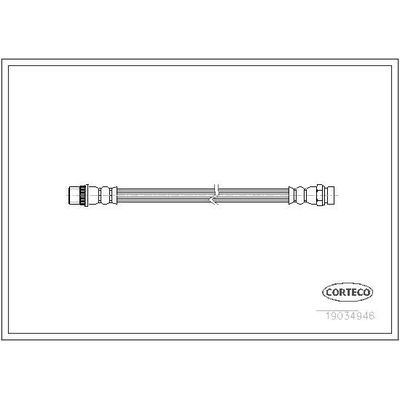Fren Hortumu Arka Sağ veya Sol Peugeot Partner Tepee (05.2008->)  PSA ORJINAL 4806G5