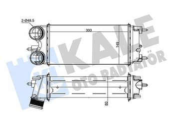 Turbo Radyatörü  MAHLE CI 678 000S  FT766K775BA FT76 6K775 BA 1696574 1722903 1878624 AV219L440AA AV219L440AB AV219L440AC