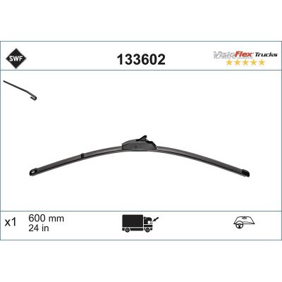 Silecek Süpürgesi Ön Universal Tip 600 mm - 24 inç SWF 133602