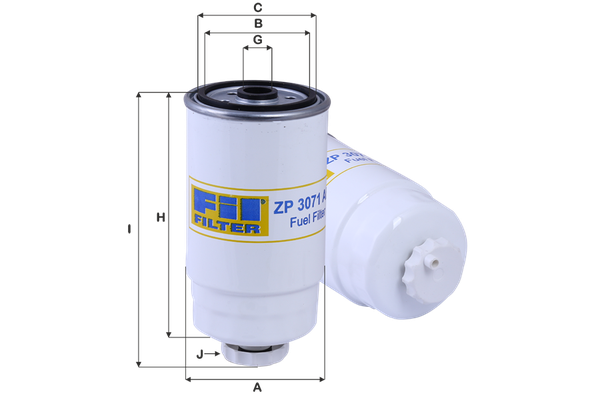 Yakıt Filtresi  Peugeot Boxer (330) P.Van Aks:3200mm (2002->2006)  FIL FILTRE ZP 3071 AF