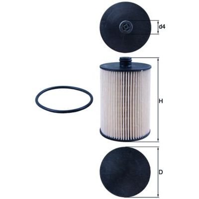 Yakıt Filtresi  Volvo V70 S.Wagon [Combi] (01.2000->)  MAHLE KX 226D