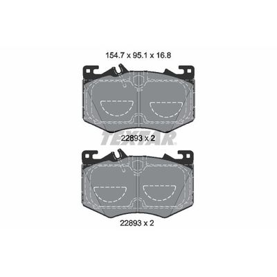 Fren Disk Balata Ön TEXTAR 2289301