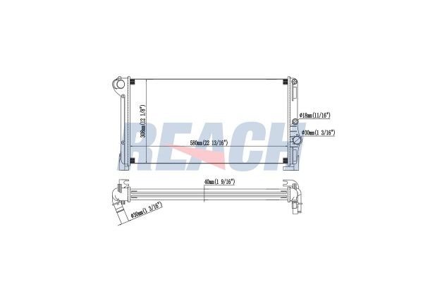 Su Radyatörü  DENSO DRM13010
