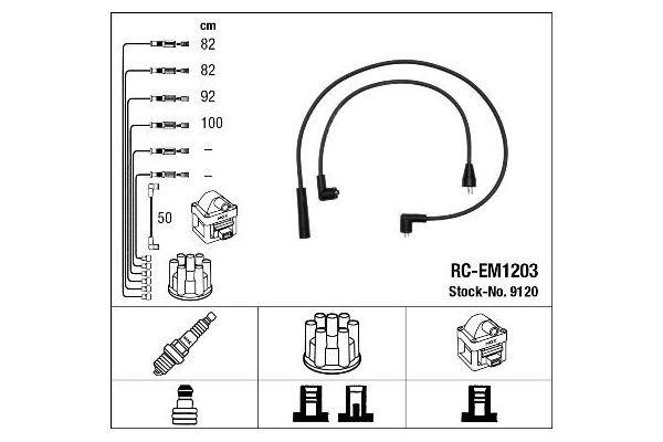 Buji Kablosu  NGK 9120