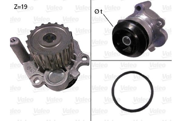 Devirdaim Su Pompası  Audi A3 (8L)(09.1996->)  VALEO 506533