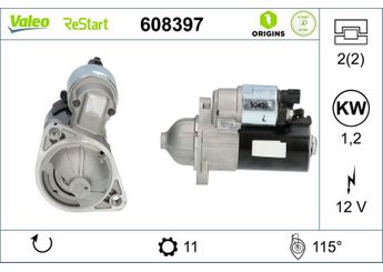 Marş Dinamosu  VALEO 608397  608397 3610003300 36100-03300