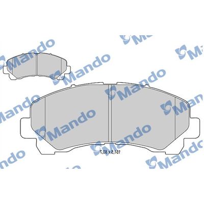 Fren Disk Balata Ön MANDO MBF015558