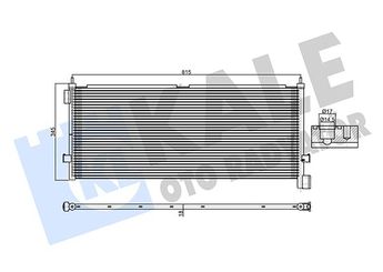 Klima Radyatörü  KALE 350410  20555299 20838901 21086300