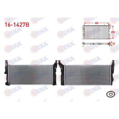 Su Radyatörü  VEKA 16-1427B