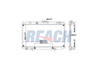 Su Radyatörü  RADISEN RR 67345  21460BM700 21460BM702 21460AV700 21460-AV700 21460-BM700 21460-BM702 21460BM40A