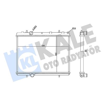 Su Radyatörü  KALE 358990