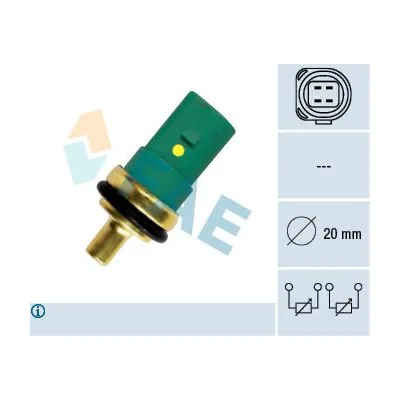 Hararet Müşürü  Renault R 19 (B/C/L53)(05.1992->)  FAE 33783