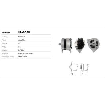 Alternatör  LUCAS ELEKTRIK LEA0055