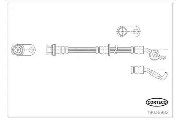 Fren Hortumu Arka Sağ ASPART 3HOS1500