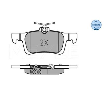 Fren Disk Balata Arka Peugeot 308 (07.2013->)  MEYLE 025 258 4116