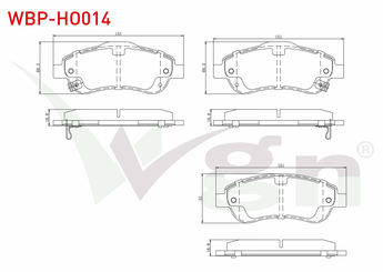 Fren Disk Balata Ön WGN WBP-HO014  