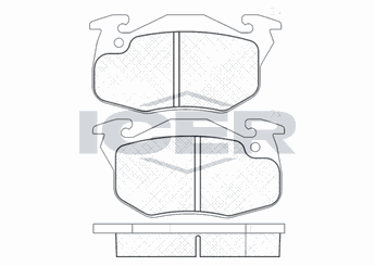 Fren Disk Balata Ön VALEO 672481  425035 425272 425049 7701202711 1617247780 4252-72 425483 4254-83 425499 4254-99 E172150 4250-35 425043 4250-43 4250-49 425141 4251-41 7701202892 7711130034